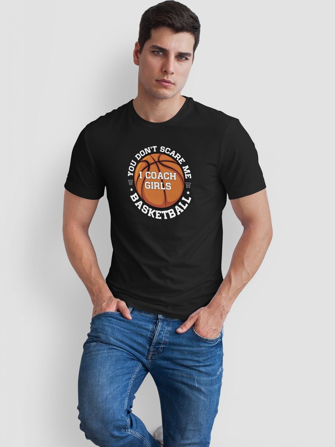 Seekbuylove Men Sports Printed Bio Finish T-shirt