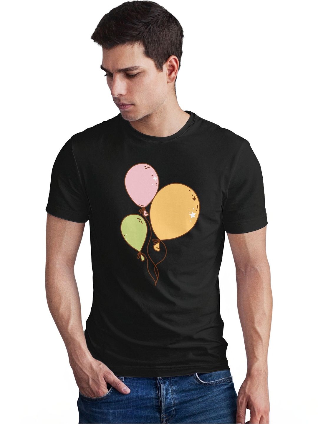 Seekbuylove Men Printed Bio Finish T-shirt