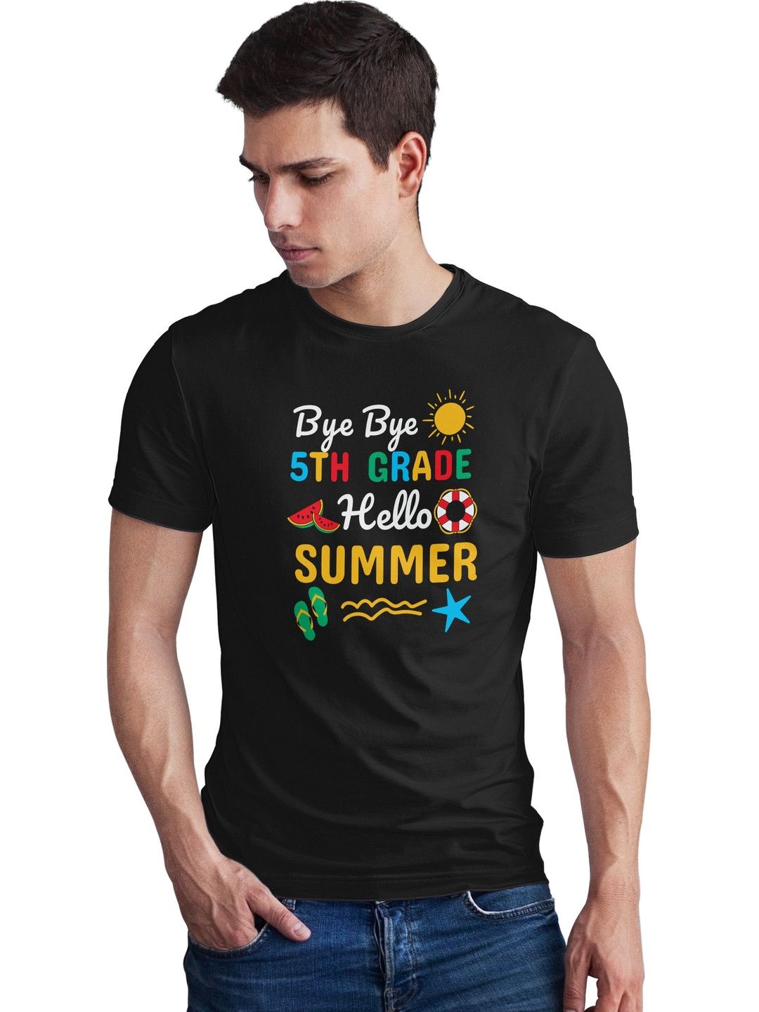 Seekbuylove Men Typography Printed Bio Finish T-shirt