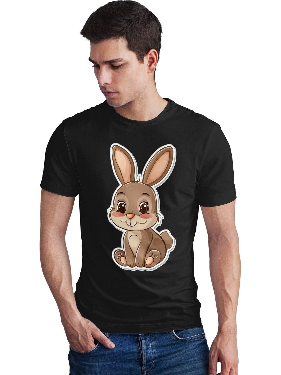 Seekbuylove Men Printed Bio Finish T-shirt