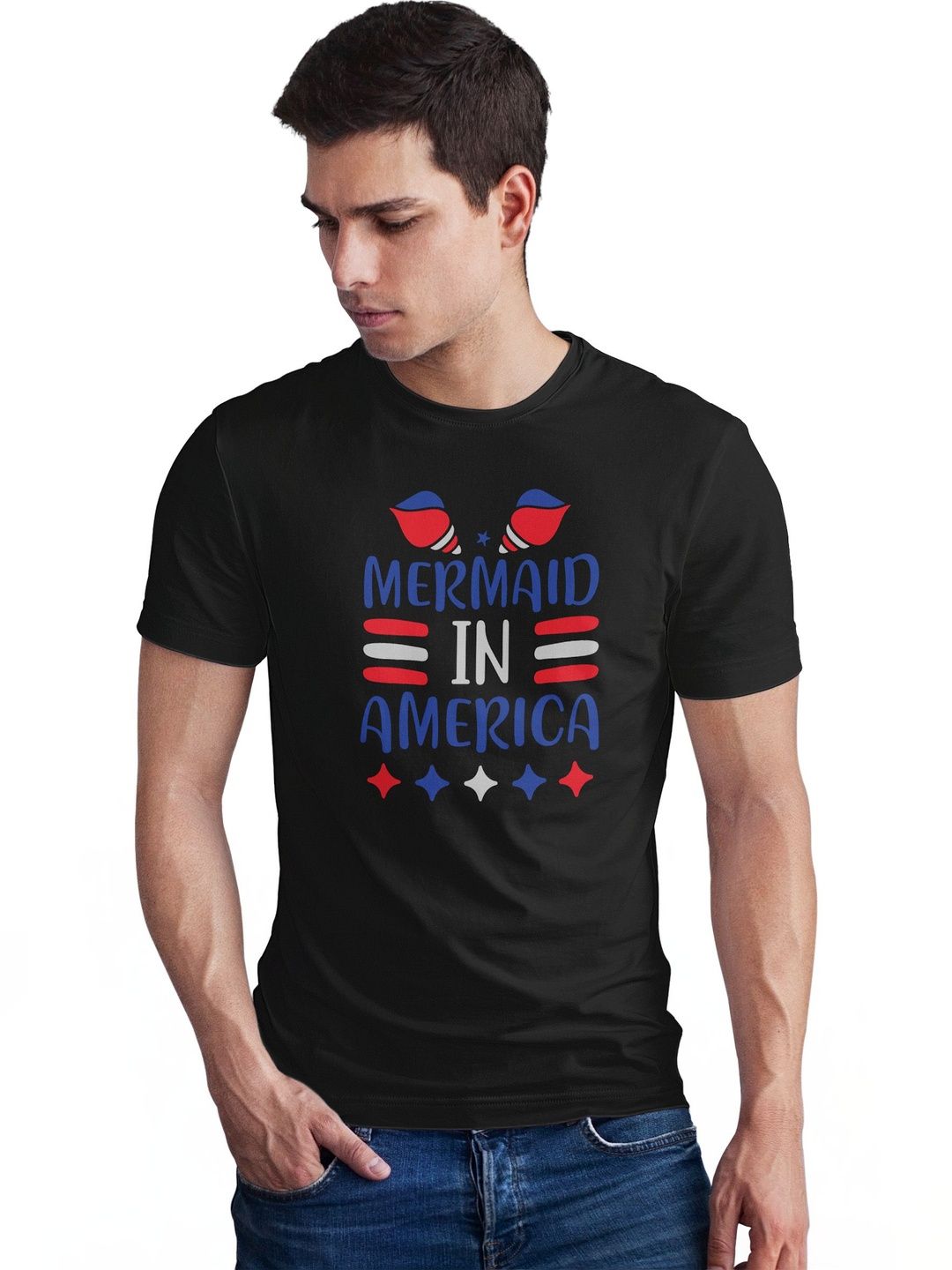 Seekbuylove Men Typography Printed Bio Finish T-shirt