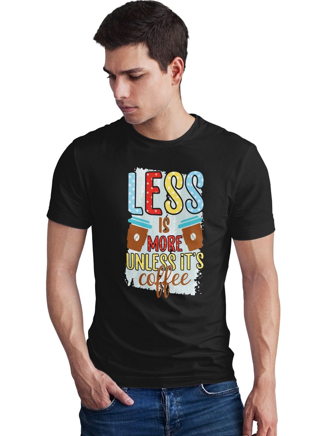 Seekbuylove Men Typography Printed Bio Finish T-shirt
