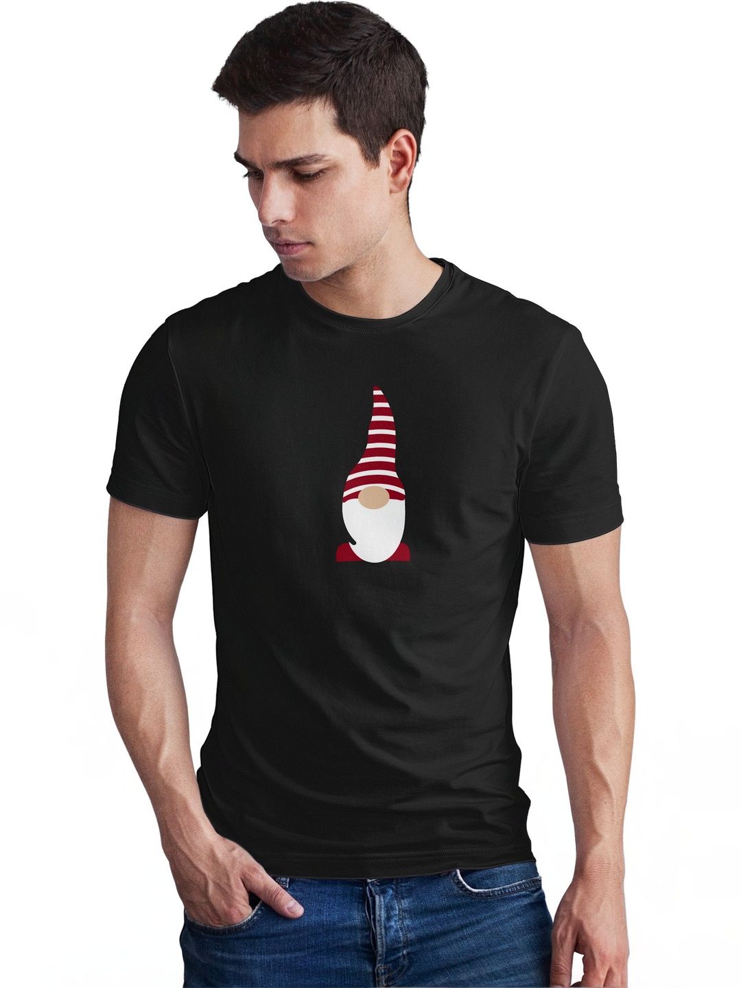 Seekbuylove Men Printed Bio Finish T-shirt
