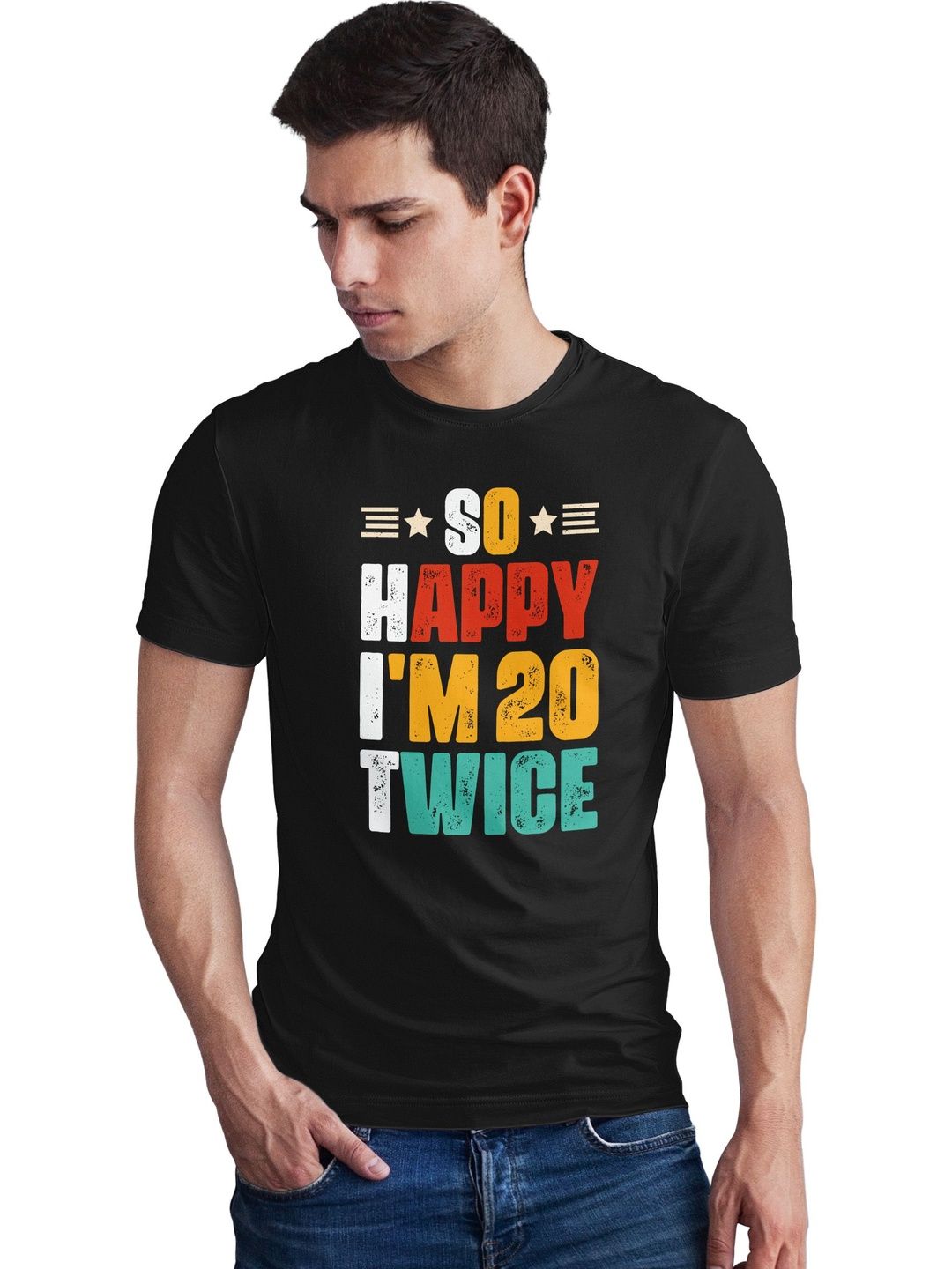Seekbuylove Men Typography Printed Bio Finish T-shirt