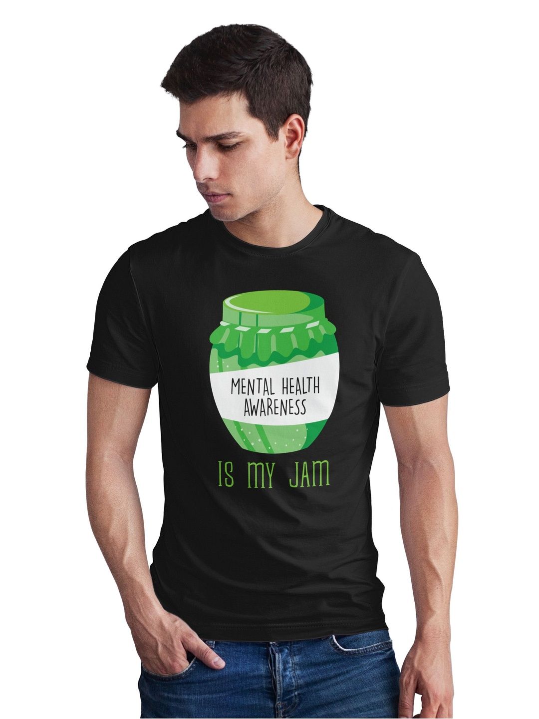 Seekbuylove Men Printed Bio Finish T-shirt
