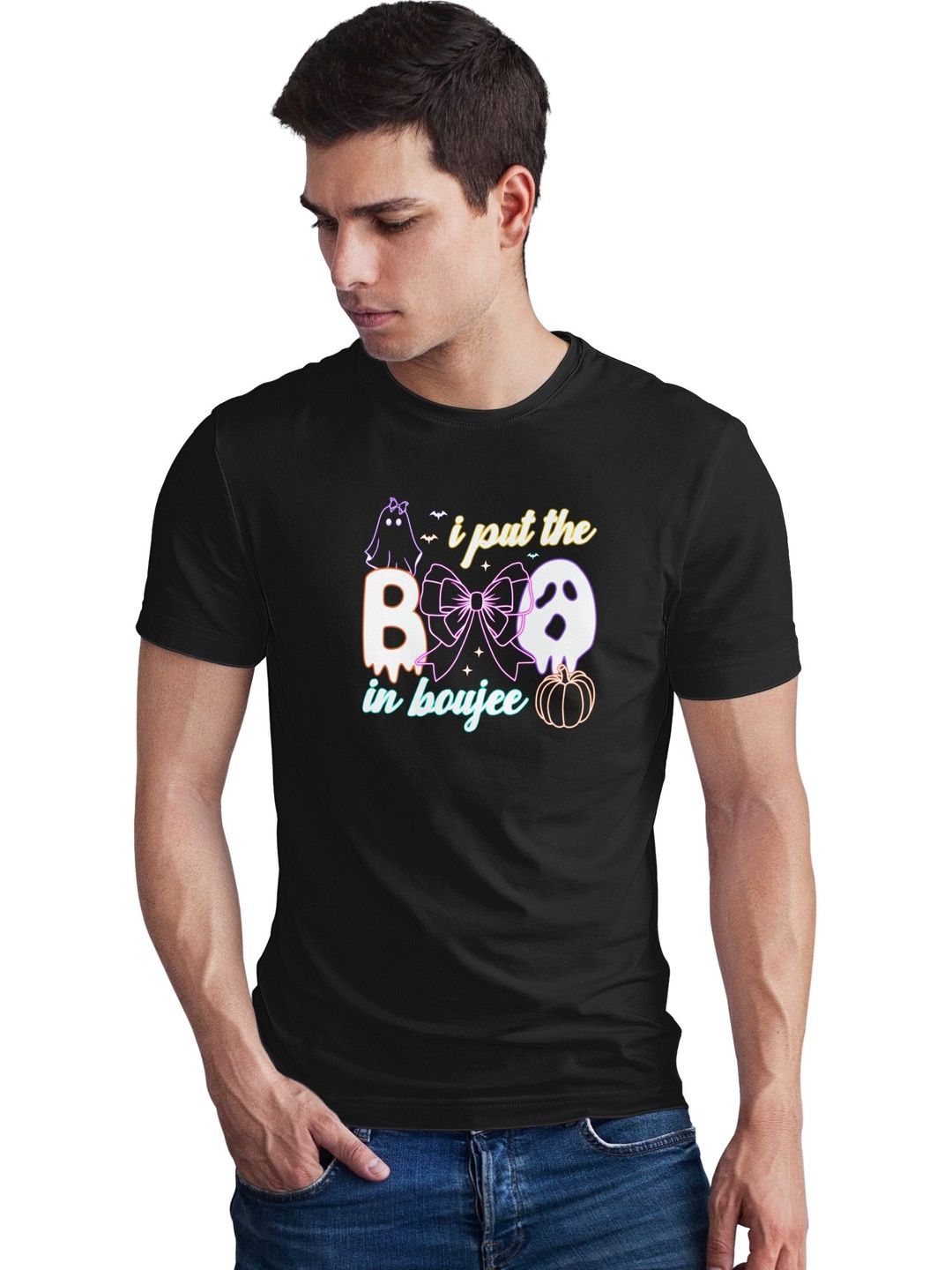 Seekbuylove Men Printed Bio Finish T-shirt