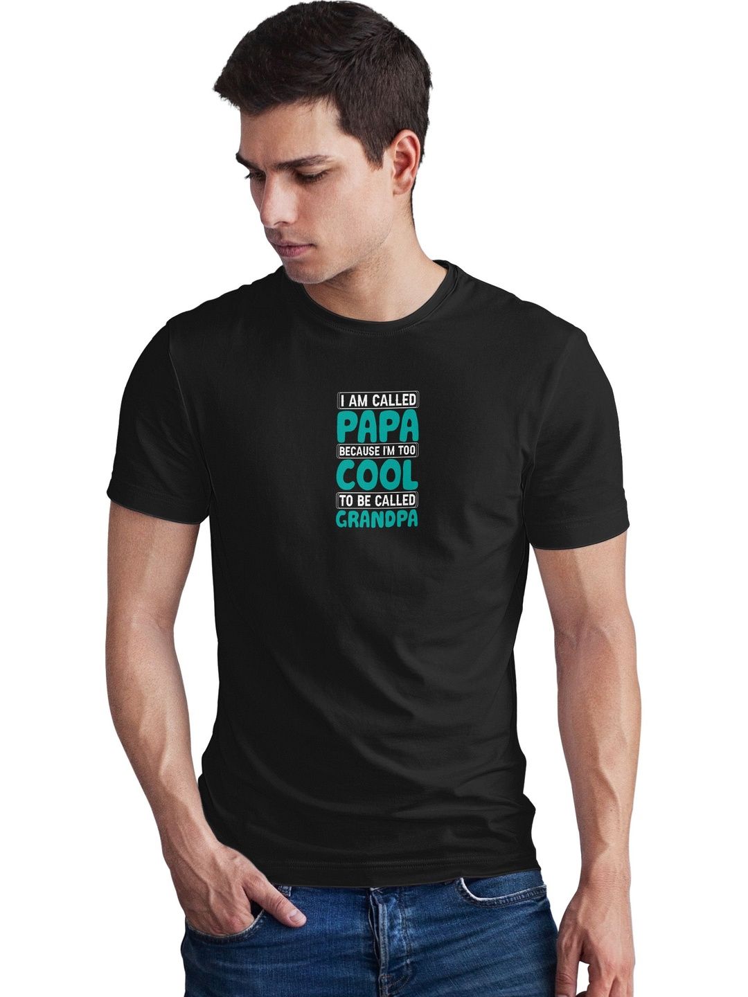 Seekbuylove Men Typography Printed Bio Finish T-shirt
