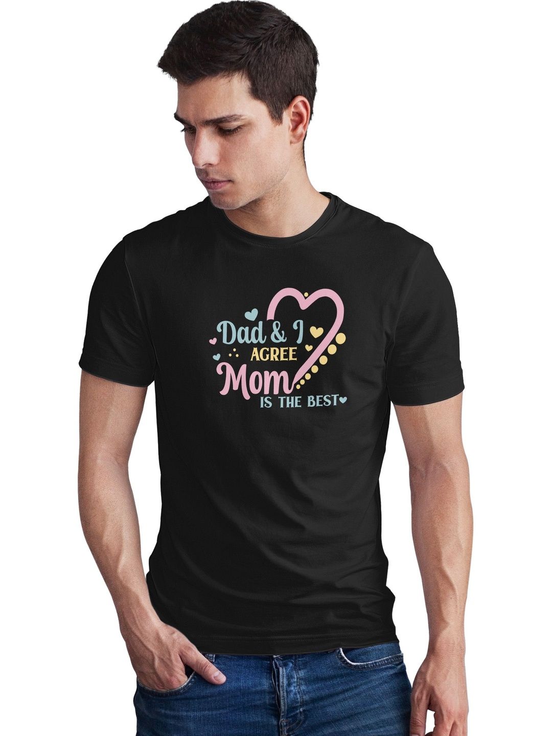 Seekbuylove Men Typography Printed Bio Finish T-shirt