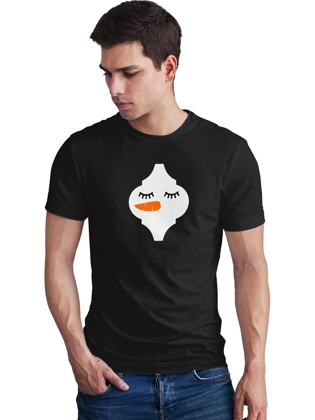 Seekbuylove Men Printed Bio Finish T-shirt