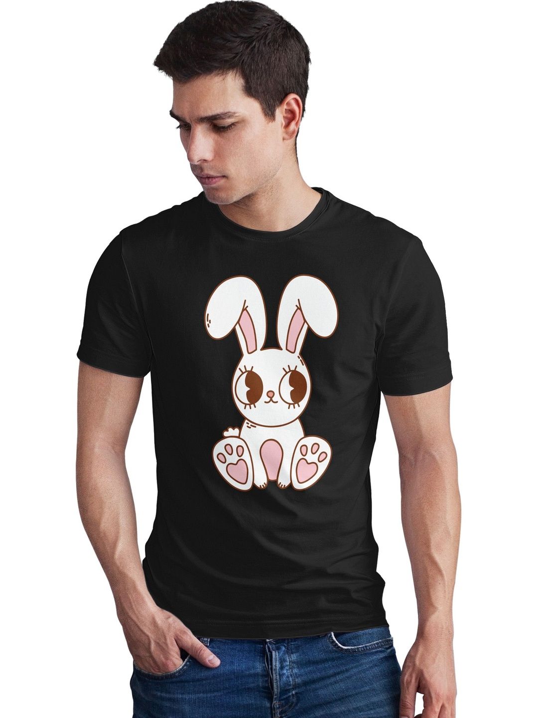 Seekbuylove Men Printed Bio Finish T-shirt
