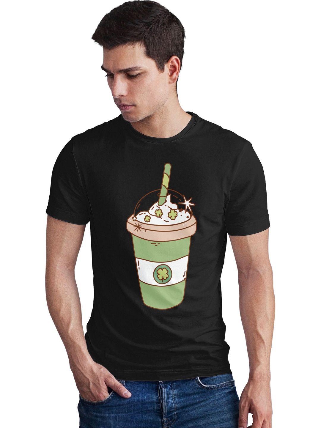 Seekbuylove Men Printed Bio Finish T-shirt