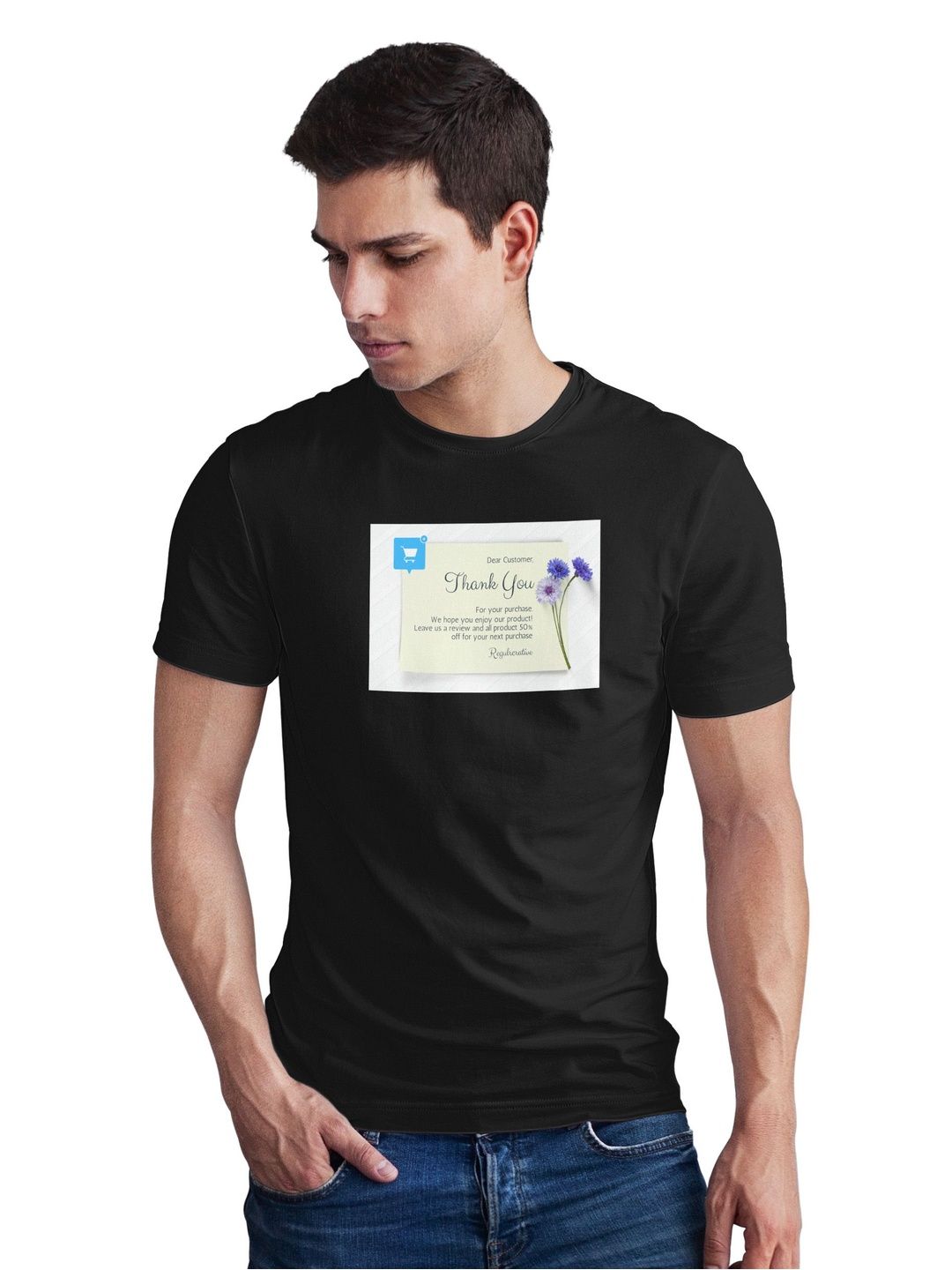 Seekbuylove Men Printed Bio Finish T-shirt