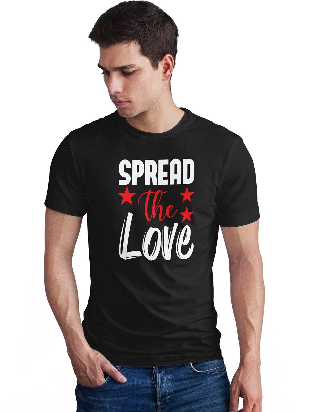 Seekbuylove Men Typography Printed Bio Finish T-shirt