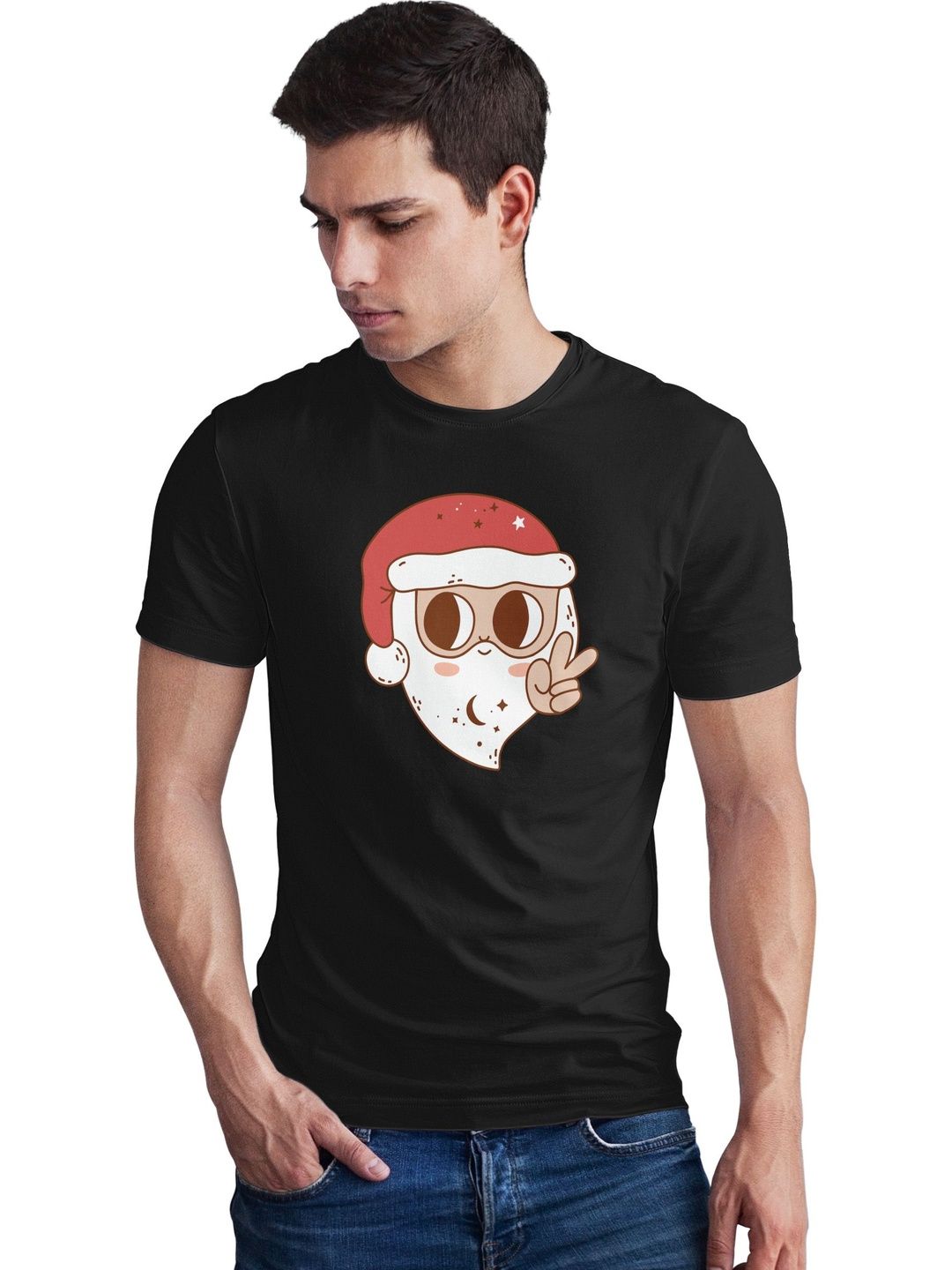 Seekbuylove Men Printed Bio Finish T-shirt