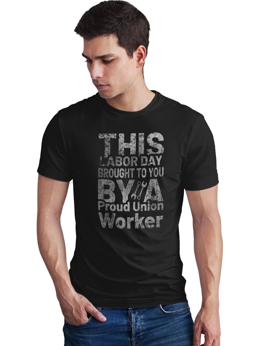 Seekbuylove Men Typography Printed Bio Finish T-shirt