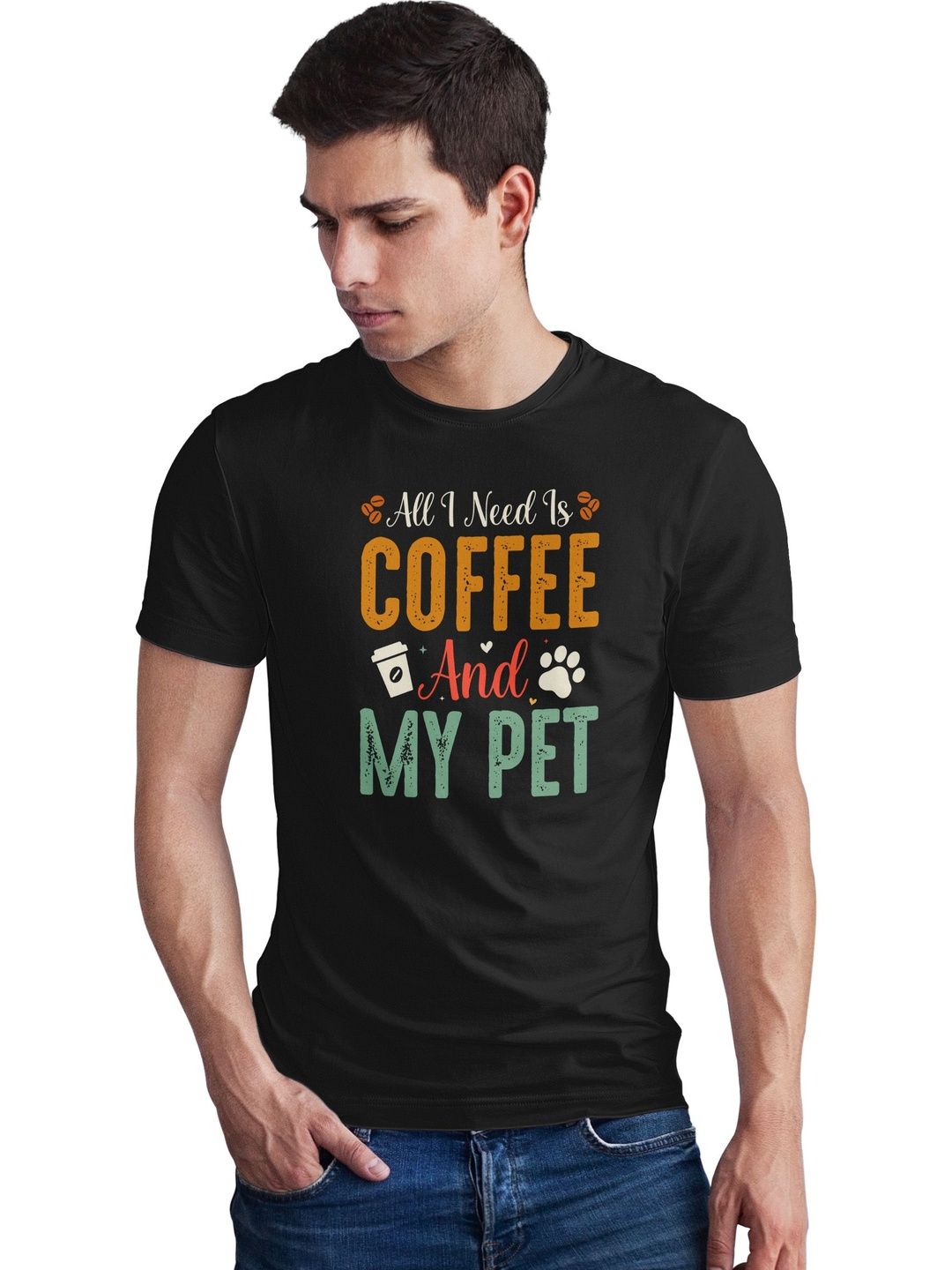 Seekbuylove Men Typography Printed Bio Finish T-shirt