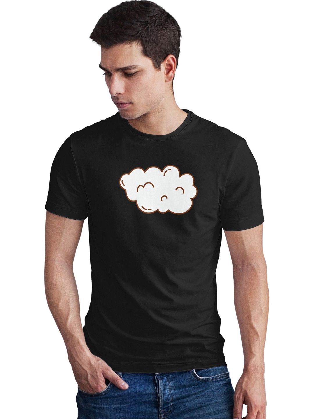 Seekbuylove Men Printed Bio Finish T-shirt