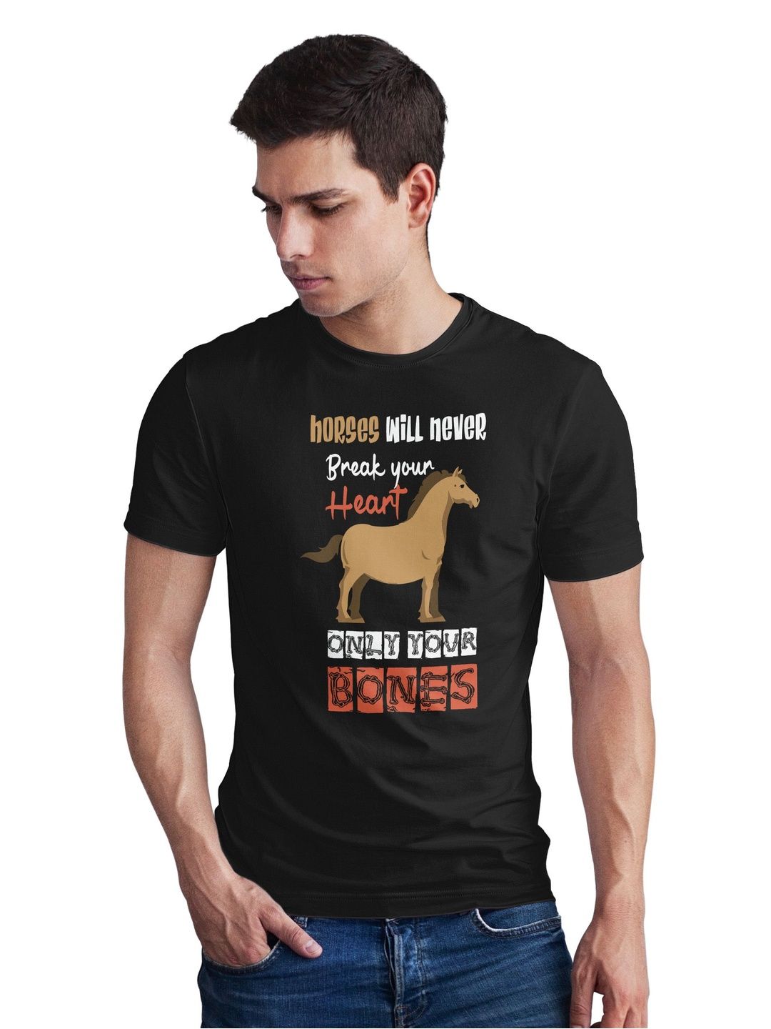 Seekbuylove Men Printed Bio Finish T-shirt