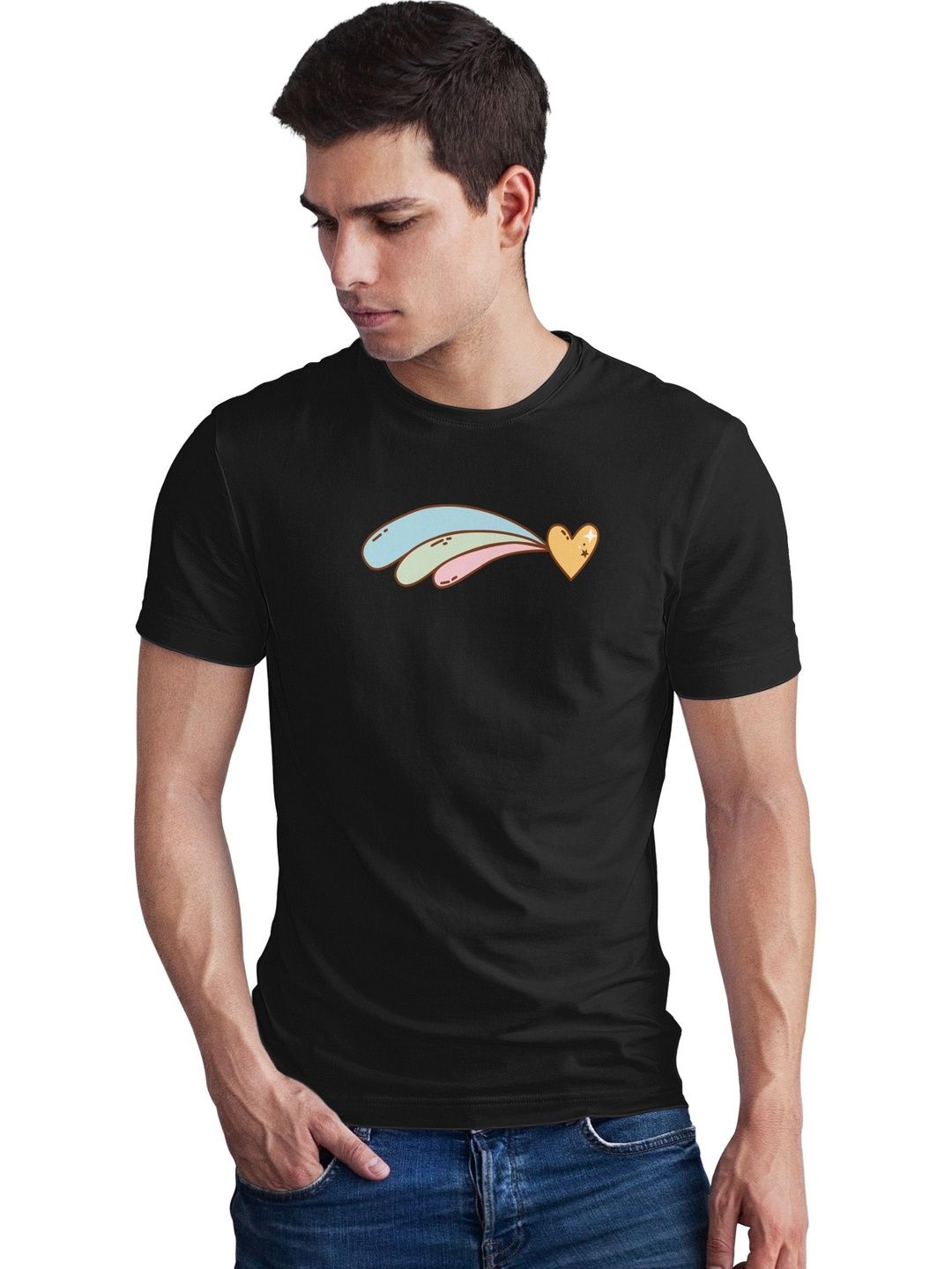 Seekbuylove Men Printed Bio Finish T-shirt