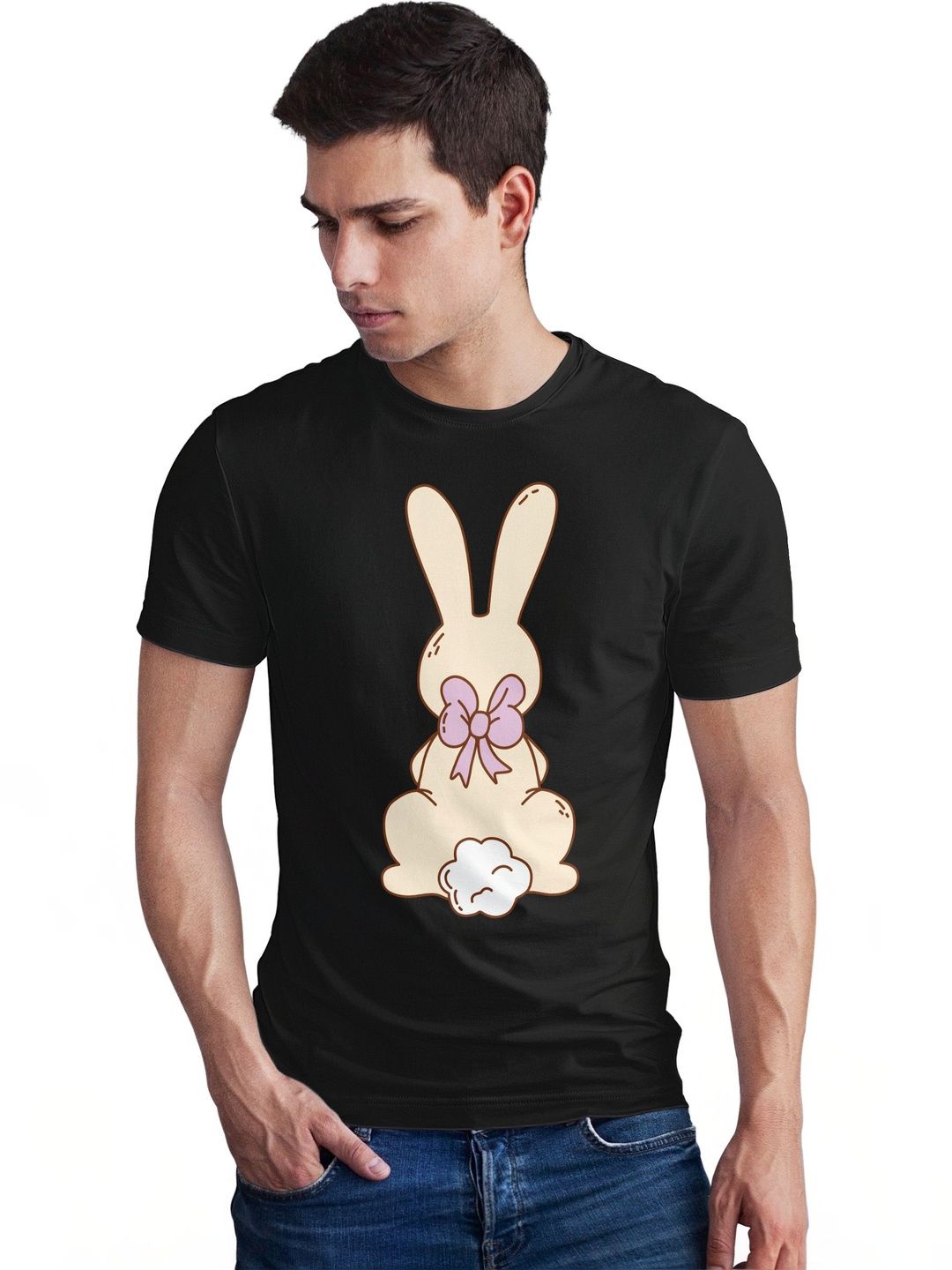 Seekbuylove Men Printed Bio Finish T-shirt