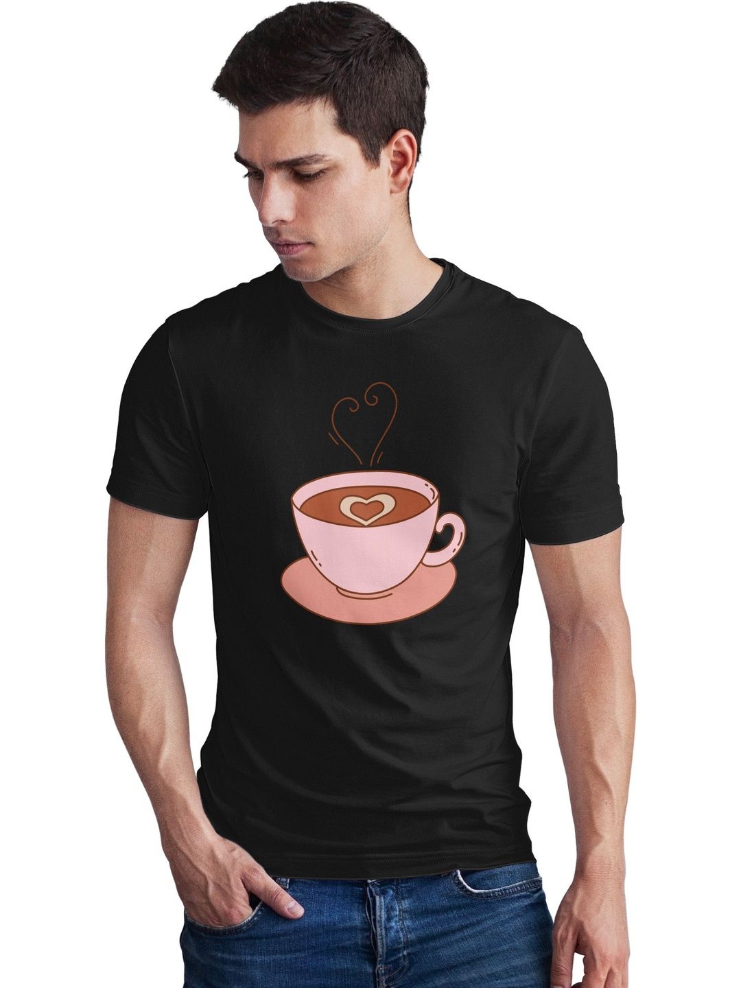 Seekbuylove Men Printed Bio Finish T-shirt