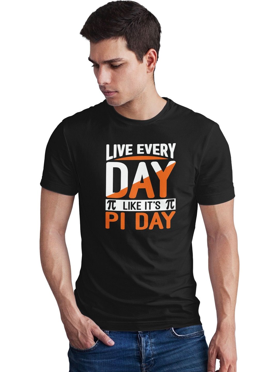 Seekbuylove Men Typography Printed Bio Finish T-shirt