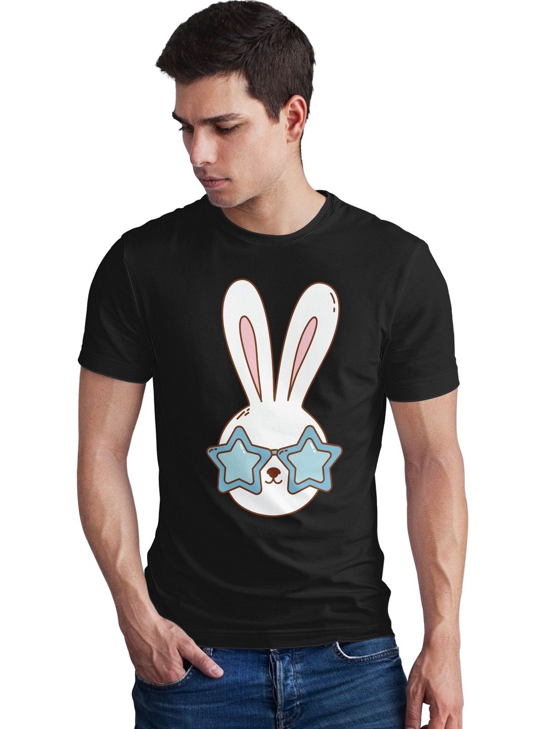 Seekbuylove Men Printed Bio Finish T-shirt