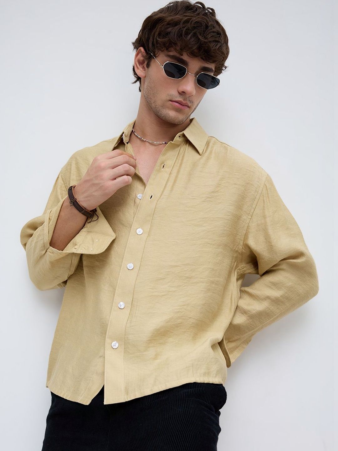VASTRADO Men Classic Boxy Casual Shirt
