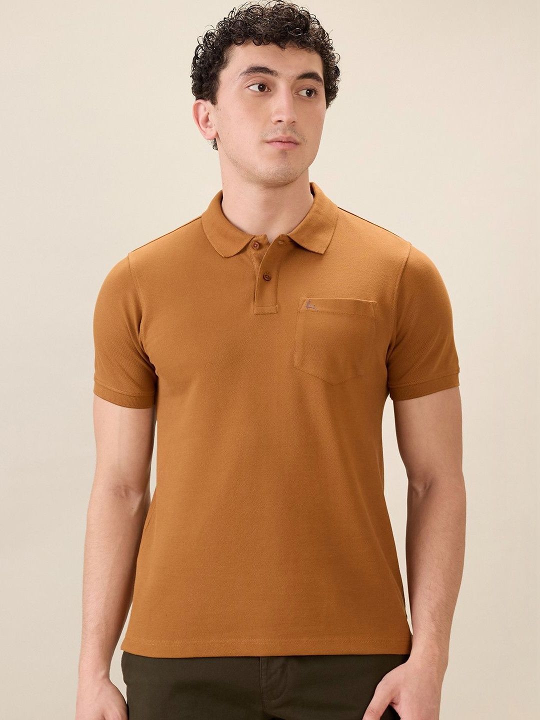 Parx Parx Men Polo Collar Pure Cotton Pockets T-shirt