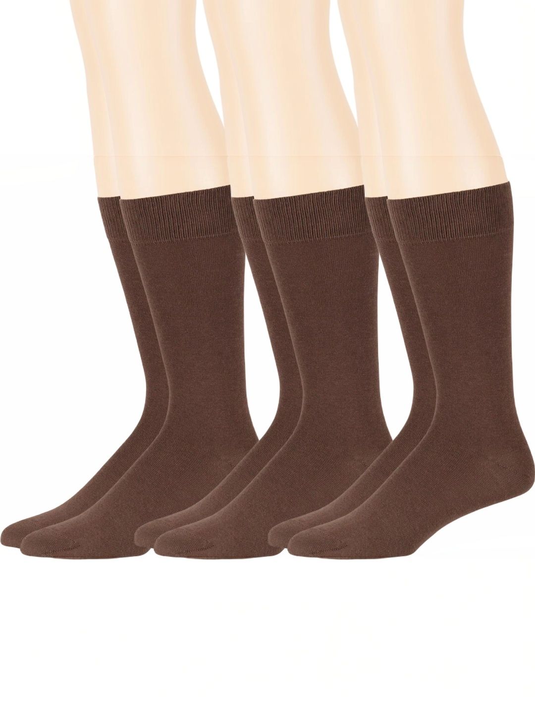 VAPINDIA Unisex Pack of 3 Cotton Calf Length Socks