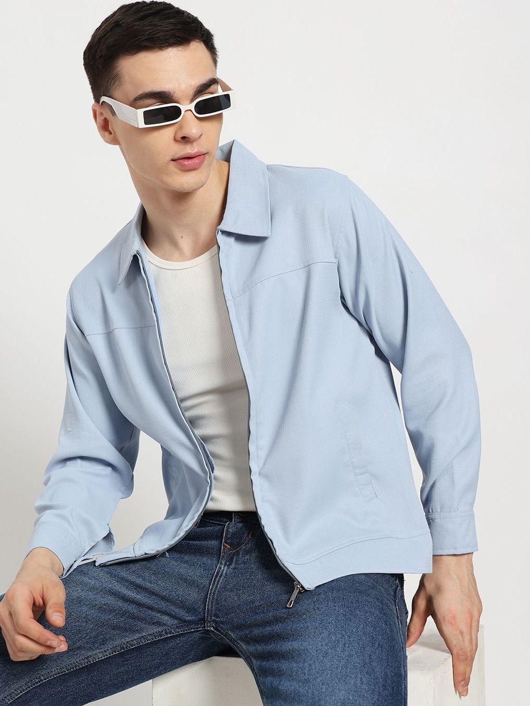 Purple Glisten Men Lightweight Outdoor Tailored Jacket