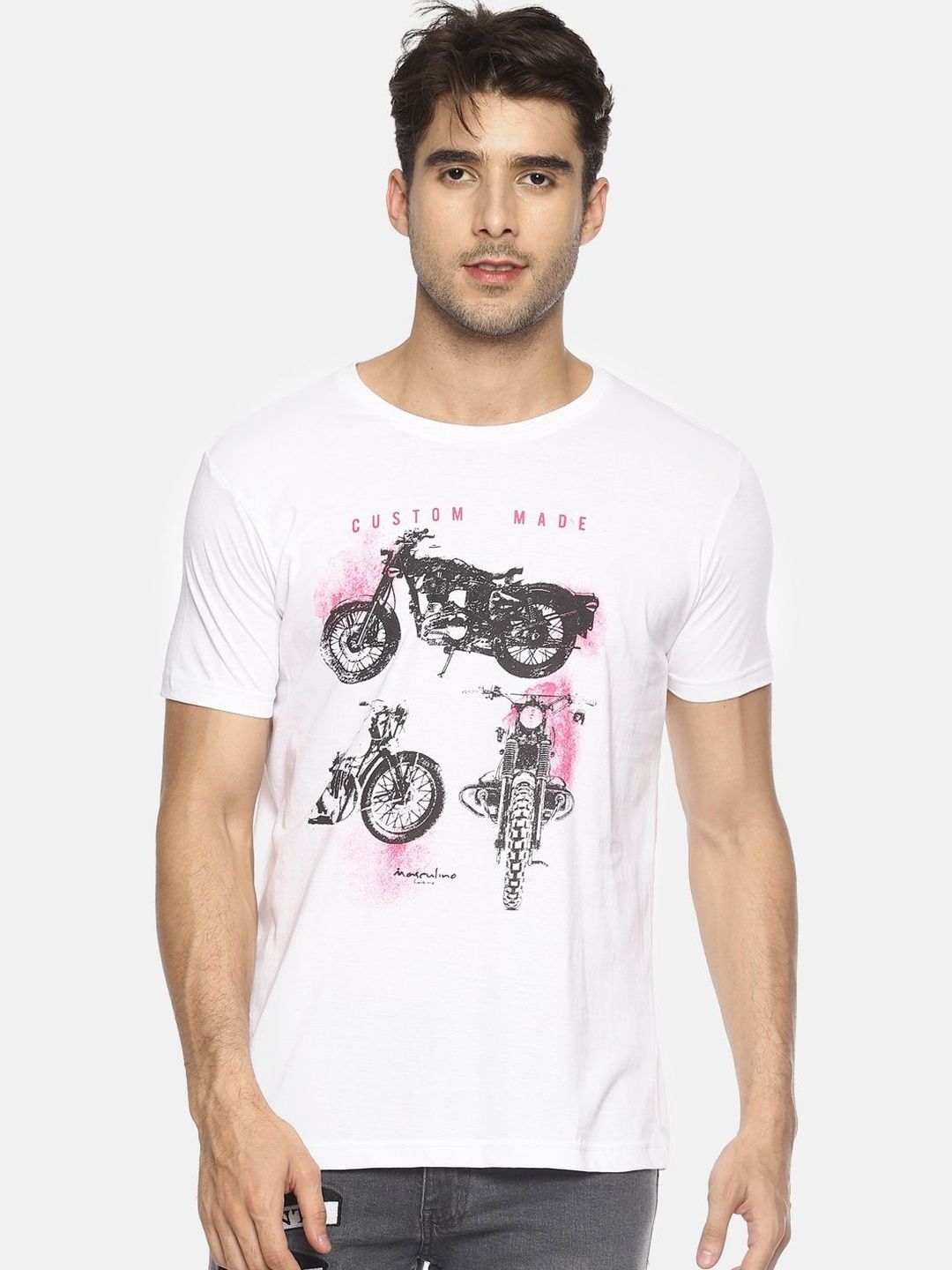 Masculino Latino Men Printed T-shirt