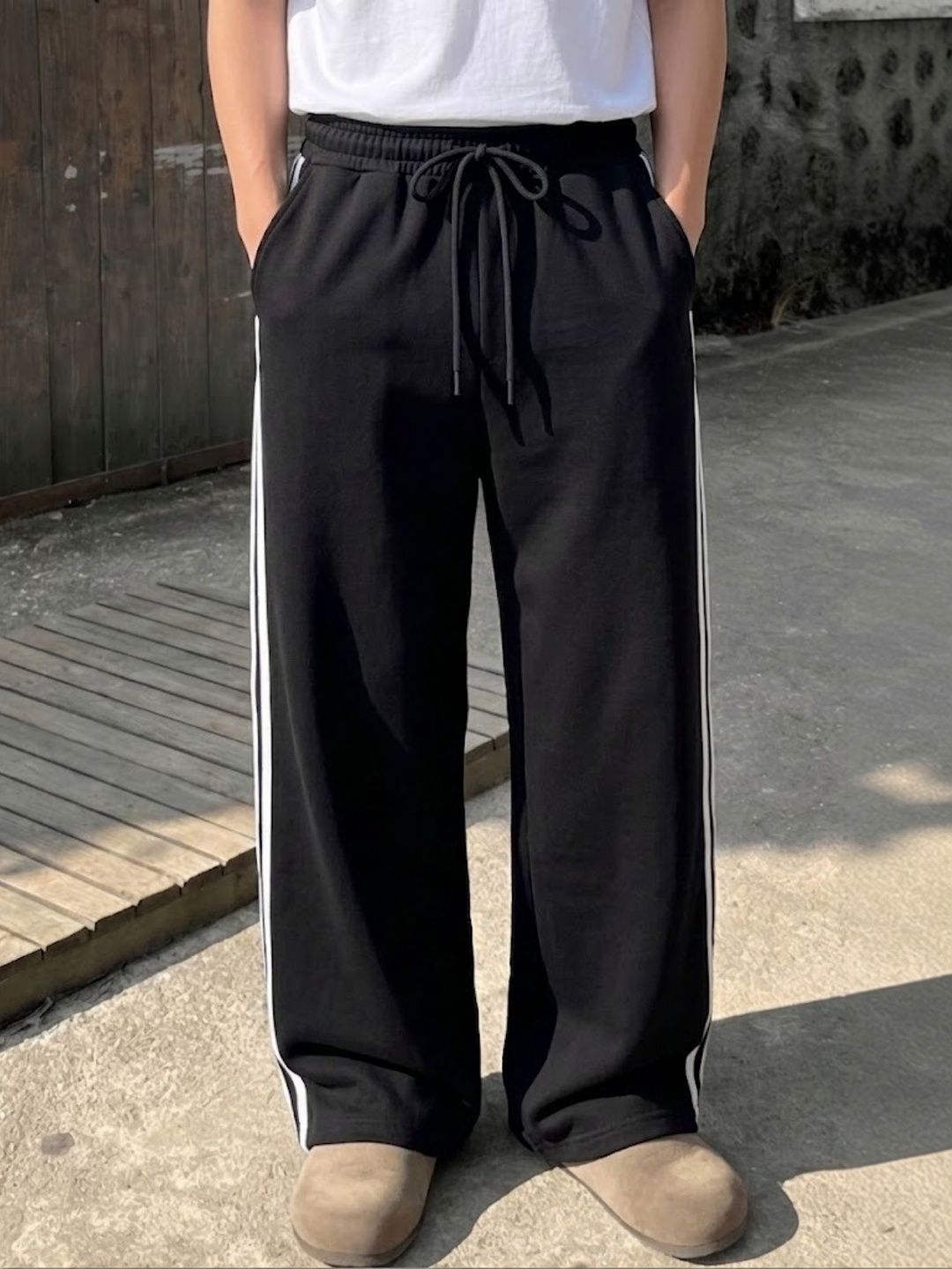 dockstreet Men Relaxed Fit Training Track Pants