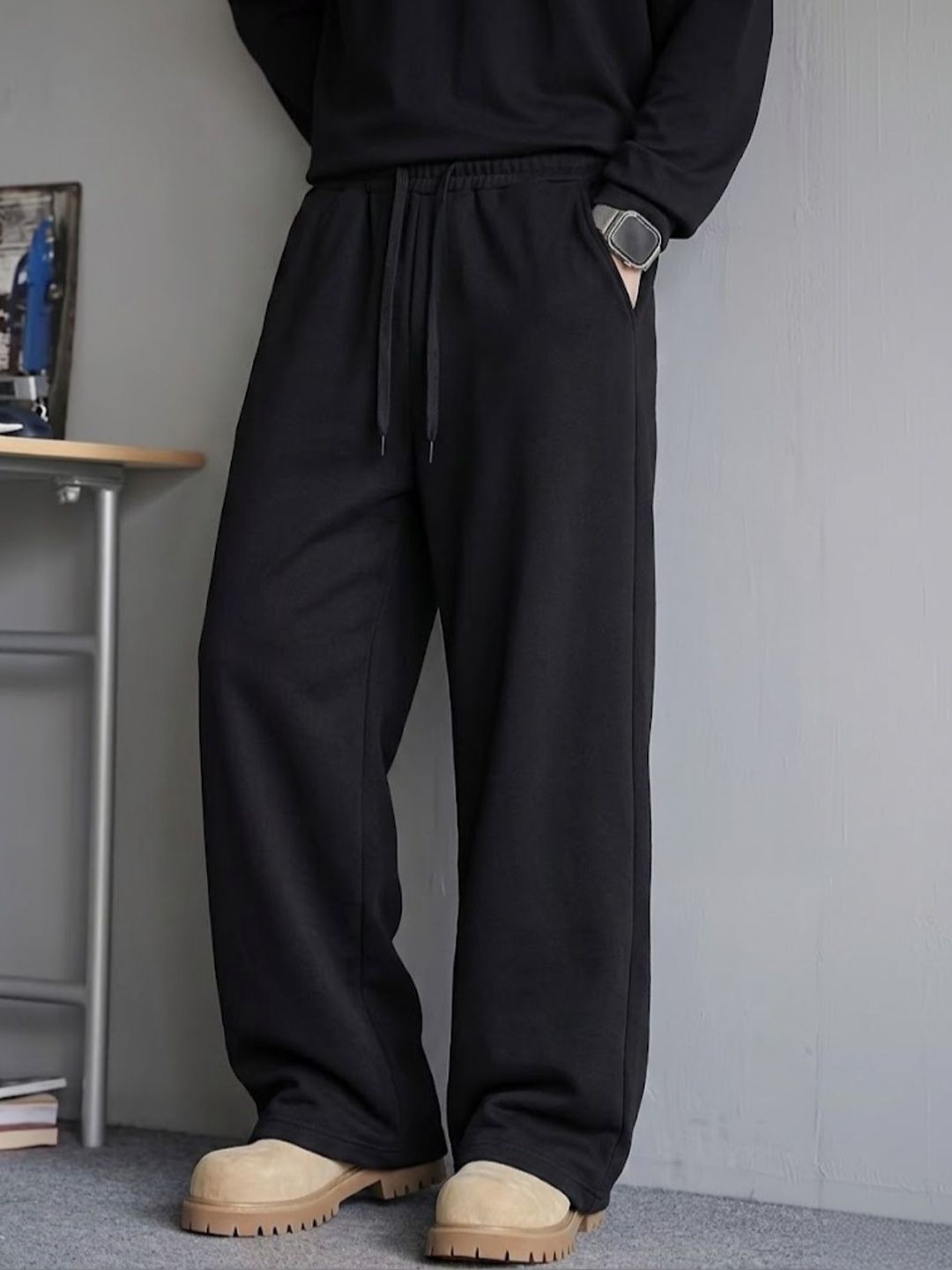 dockstreet Men Relaxed Fit Track Pants