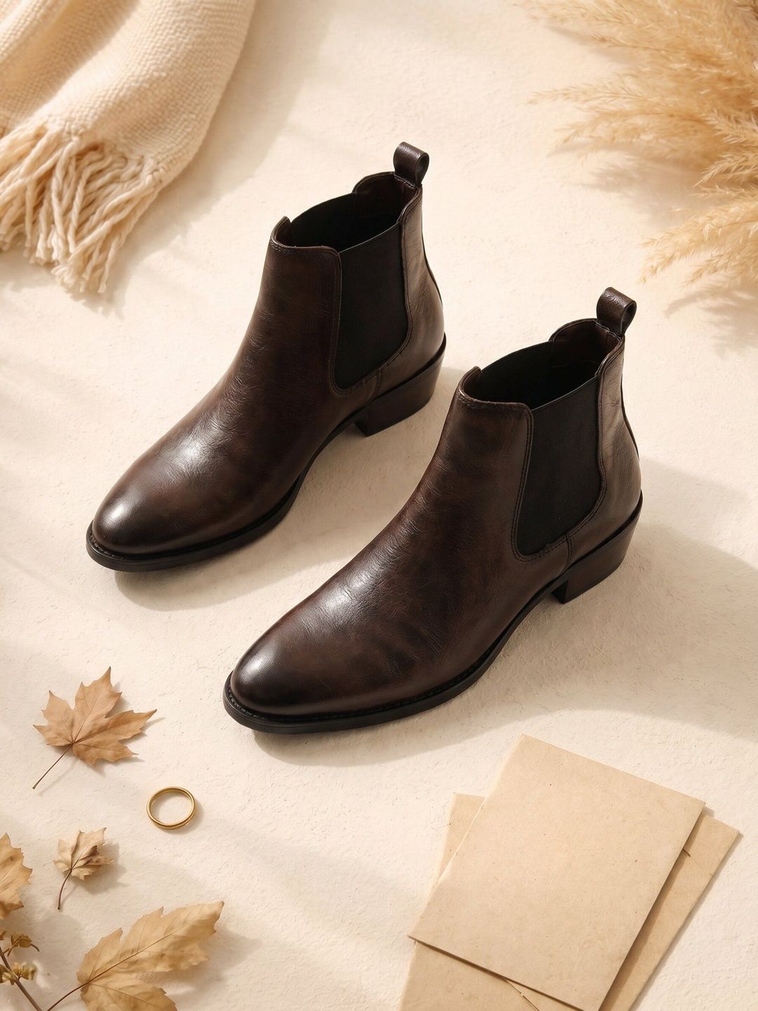 Killer Killer Men Pointed Toe Slip-On Chelsea Boots