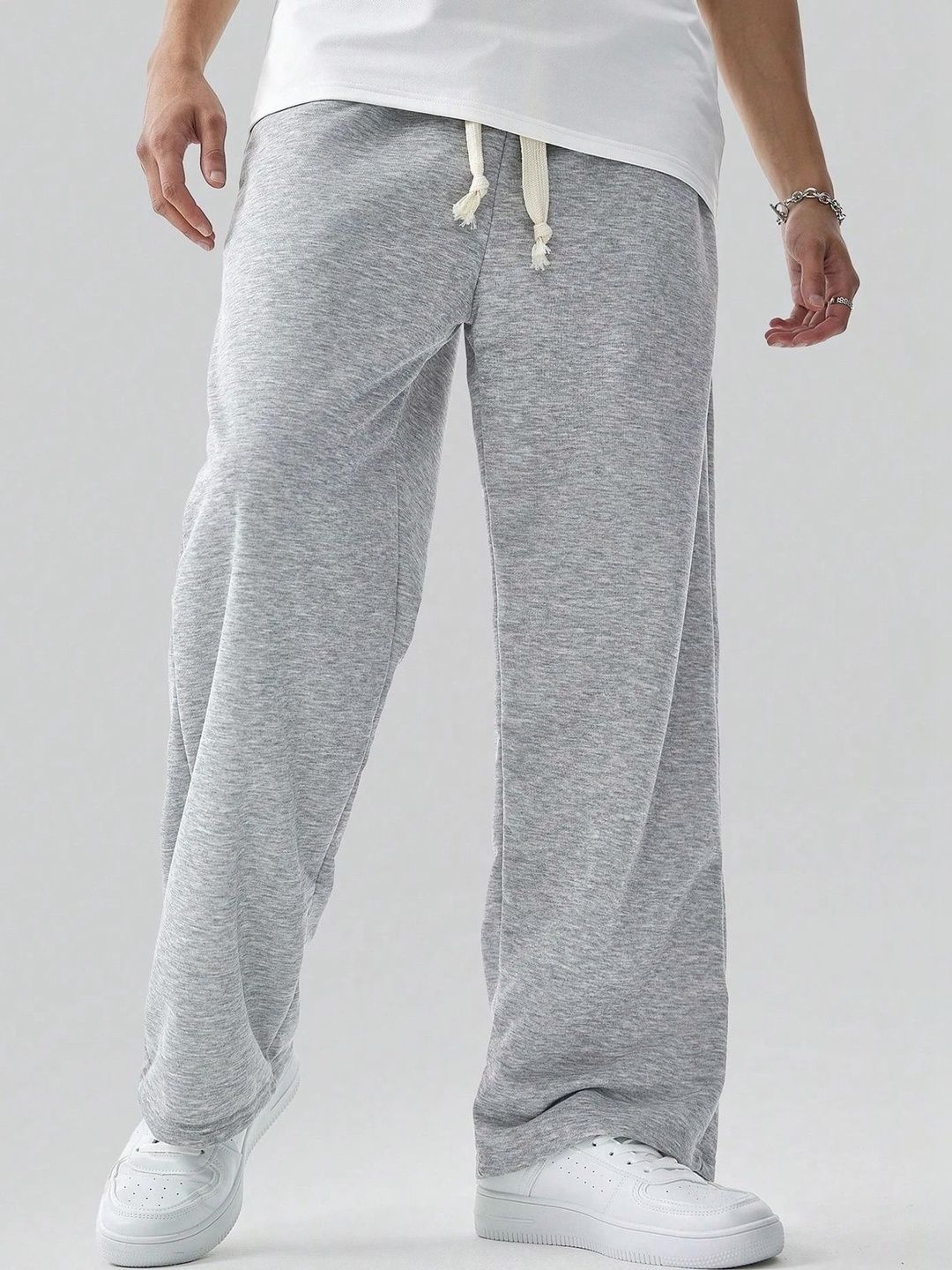 Klowvila Fashion Men High-Rise Trousers