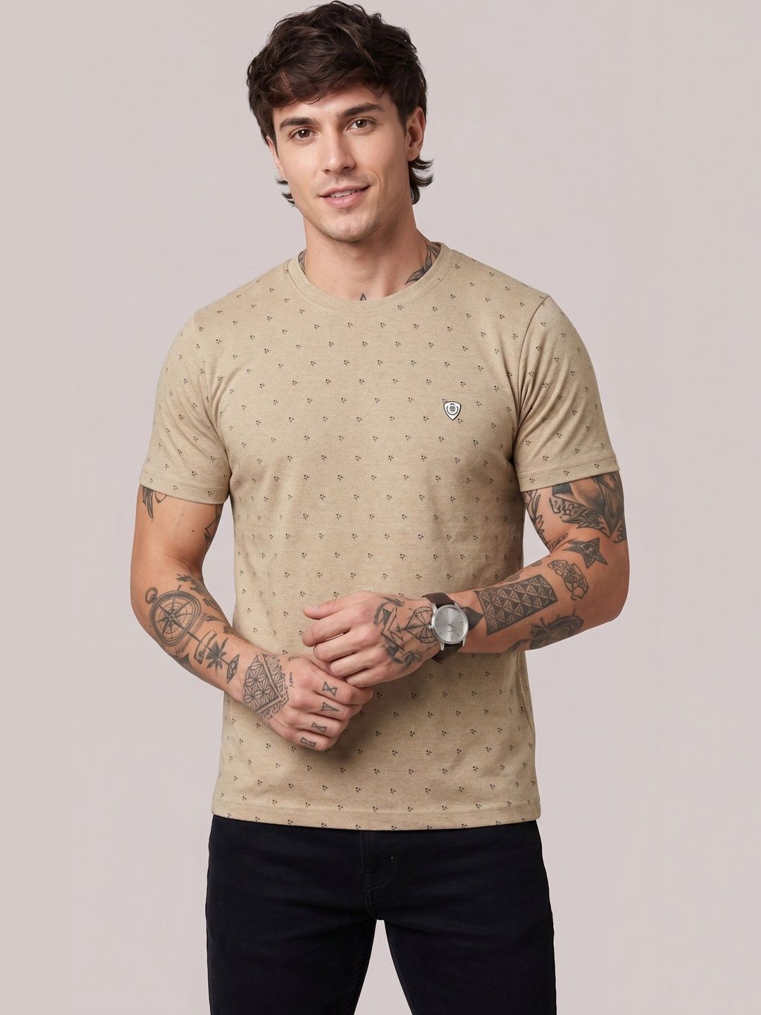 Moda Rapido Men Printed T-shirt