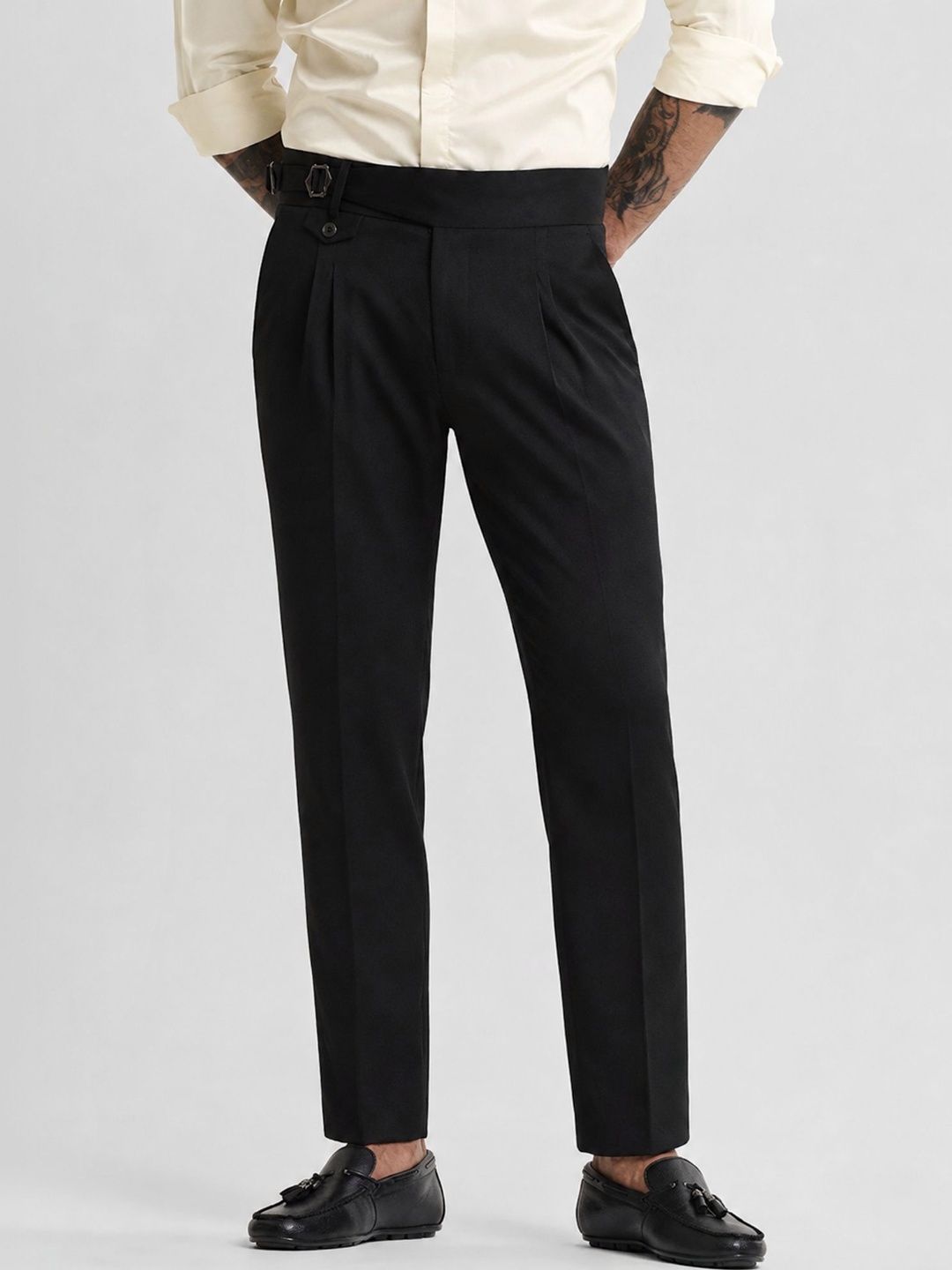 Maniac Men Comfort Fit Gurkha Trousers
