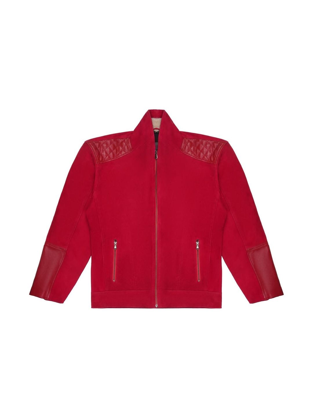 Mark Styling Men Leather Biker Jacket