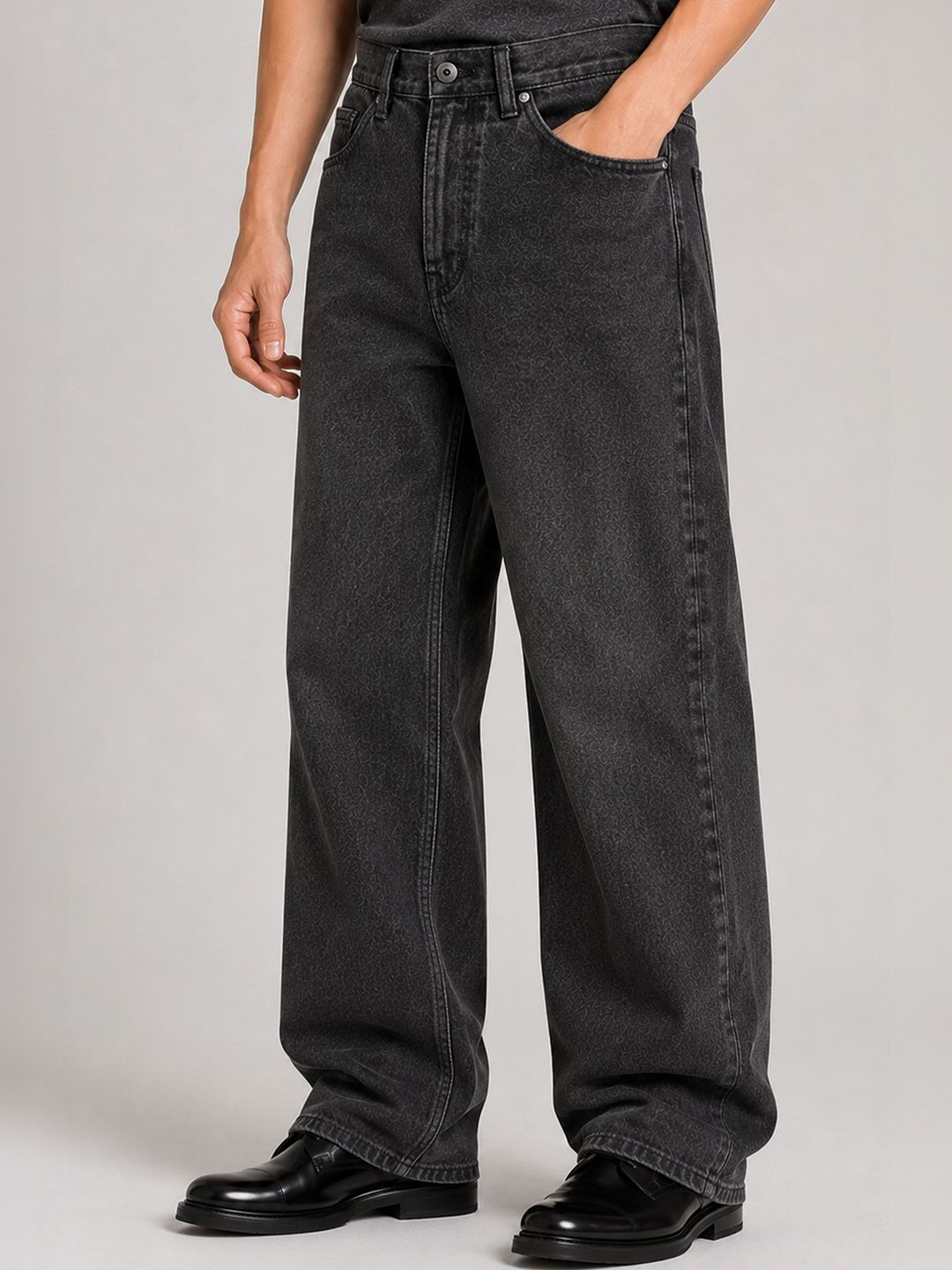 HERE&NOW Men Comfort Relaxed Fit Mid-Rise Jeans