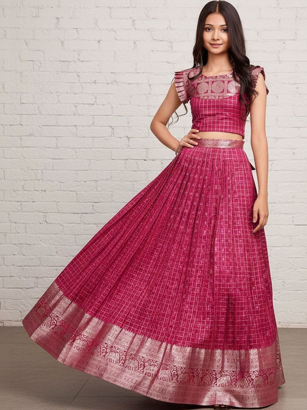Sangria Girls Ready to Wear Lehenga &