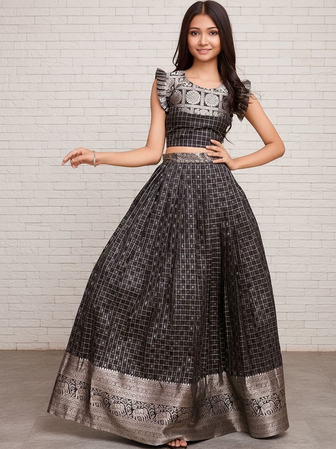 Sangria Girls Ready to Wear Lehenga &