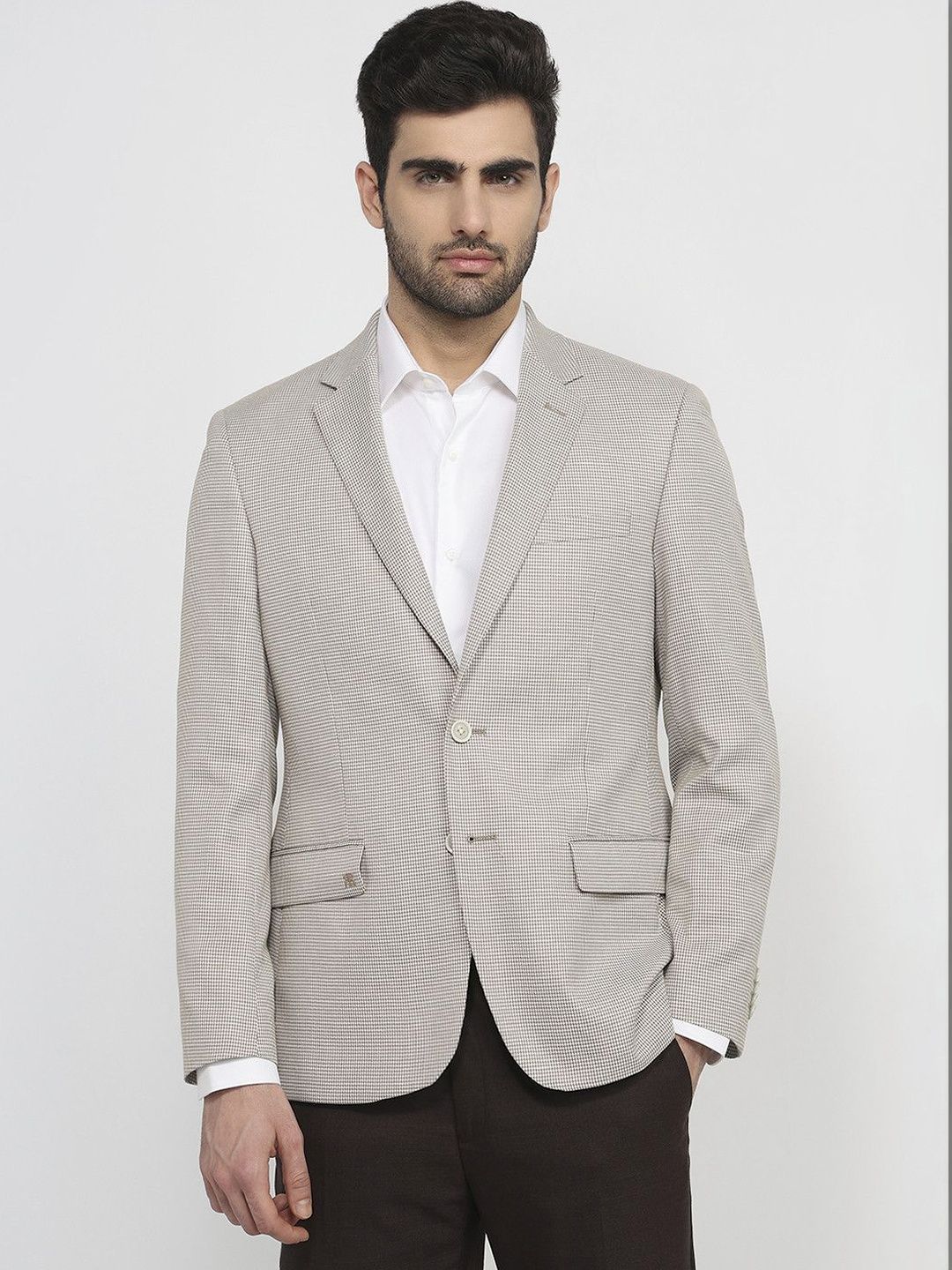 Raymond Men Checked Tailored Jacket