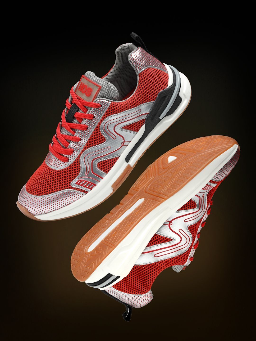 HOS Men Mesh Training or Gym Non-Marking Shoes