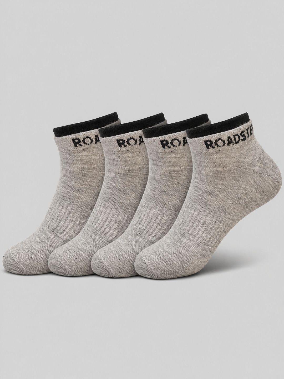Roadster Men Pack of 4 Cotton Blend Ankle Length Socks