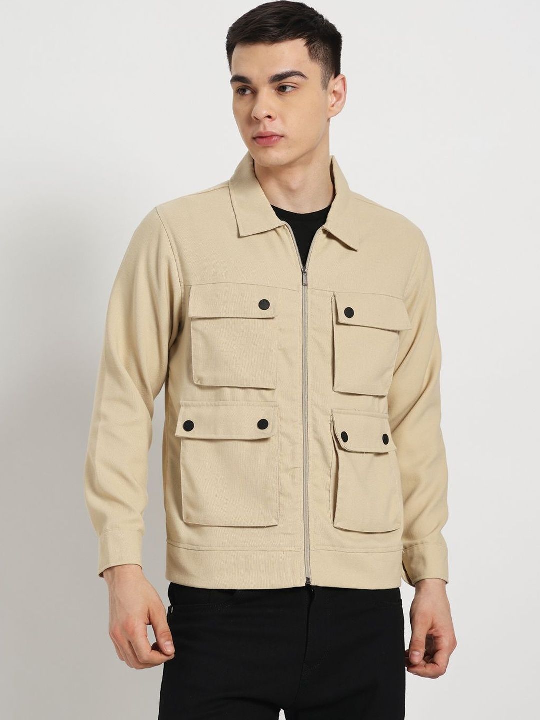 Purple Glisten Men Lightweight Outdoor Tailored Jacket