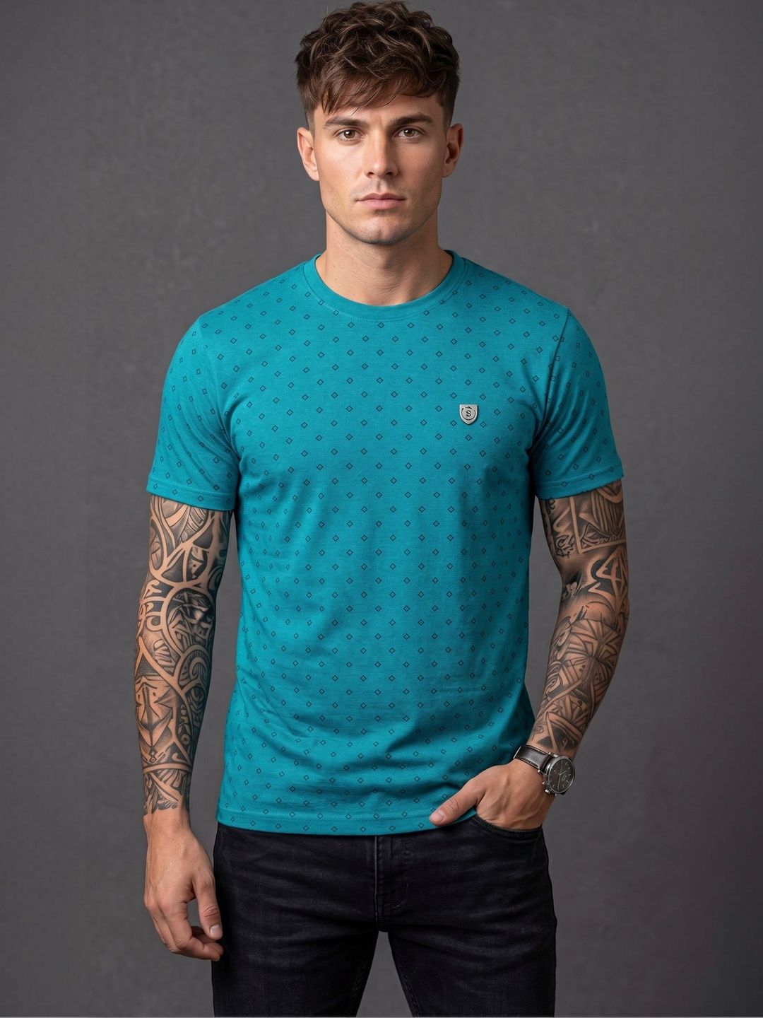 Moda Rapido Men Printed T-shirt