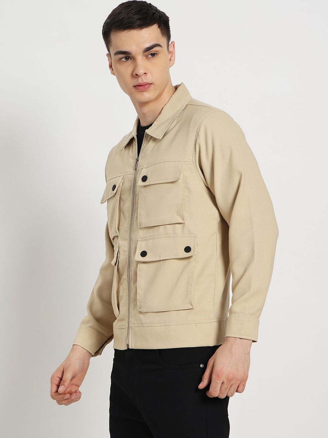Purple Glisten Men Lightweight Outdoor Tailored Jacket