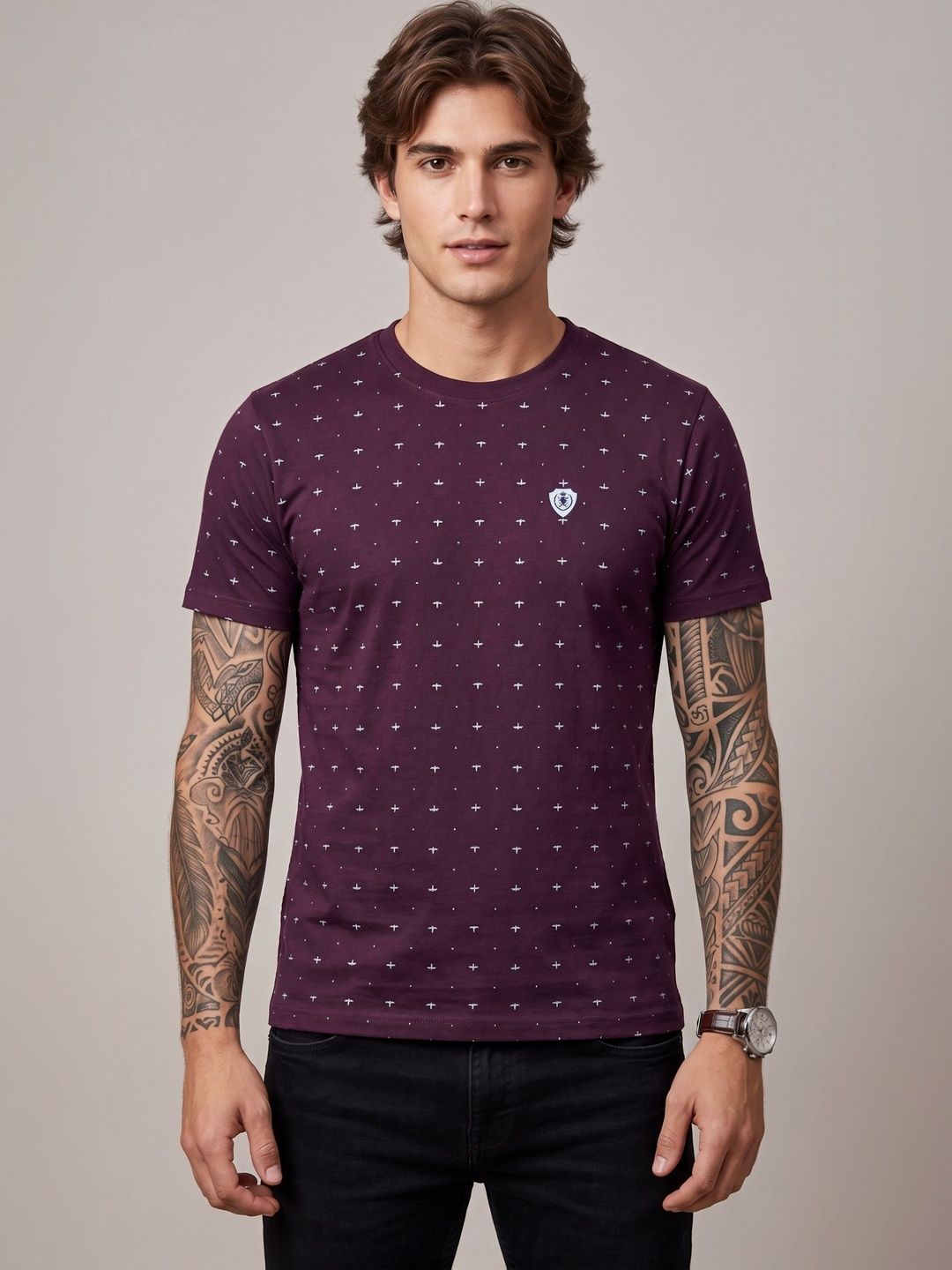 Moda Rapido Men Printed T-shirt