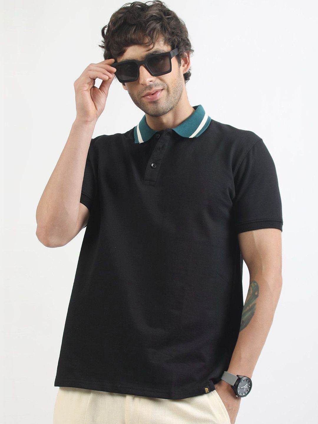 Maniac Men Polo Collar T-shirt